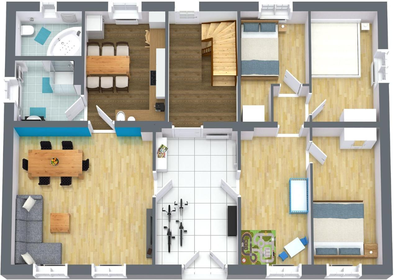 Ferienwohnung Pasewalk, 110 Qm Mit Geschirrspueler Papendorf  Exterior photo